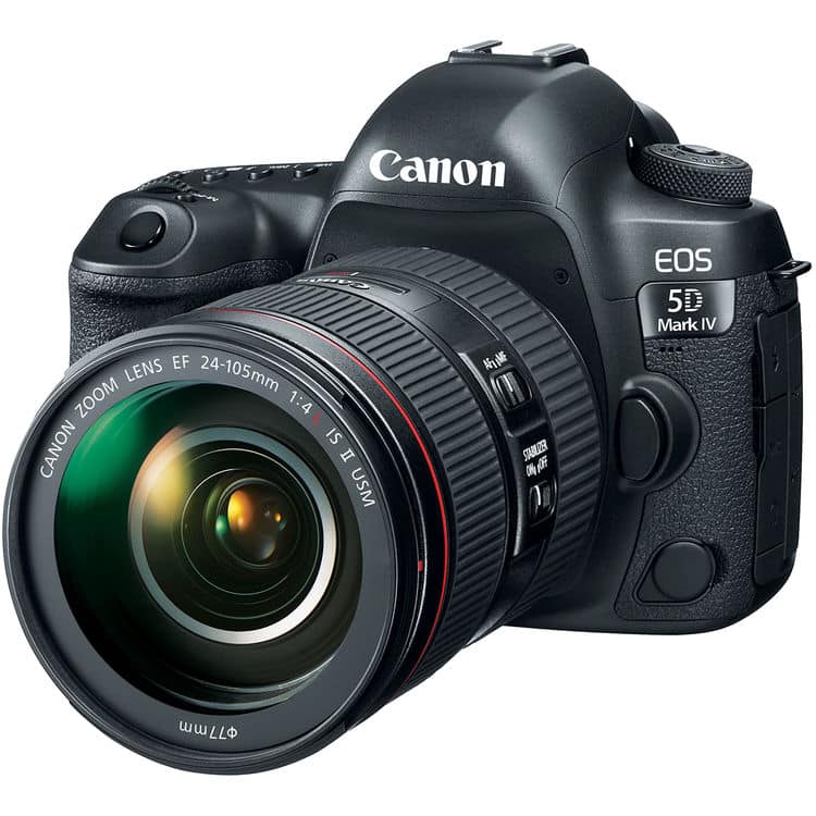 برسی دوربین عکاسی کانن Canon 5D Mark IV با لنز 105-24 L USM