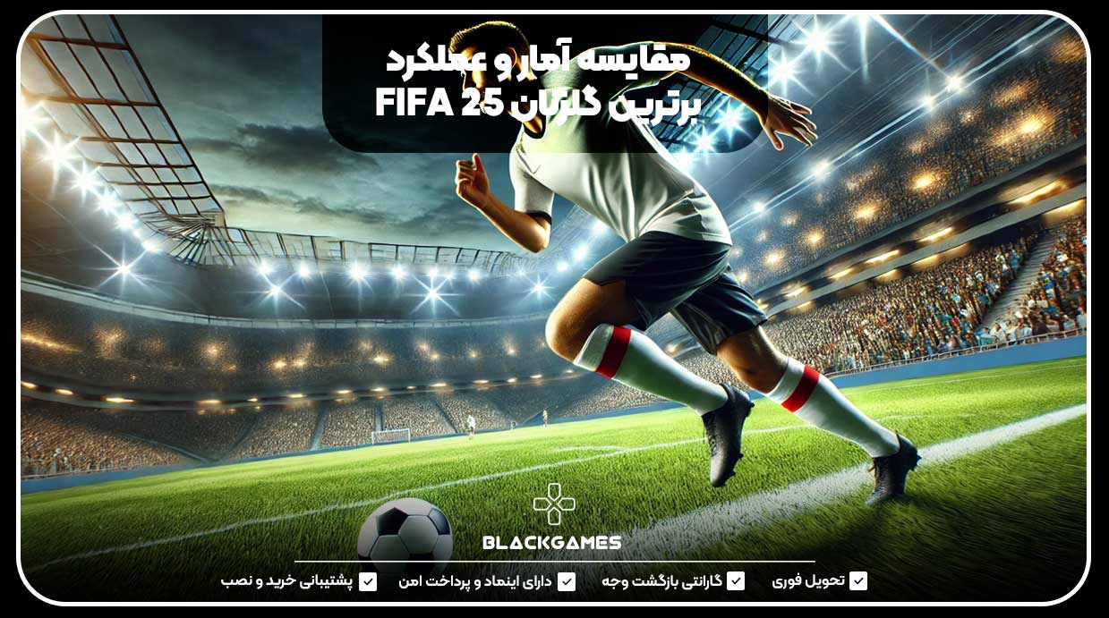 مقایسه آمار و عملکرد برترین گلزنان FIFA 25