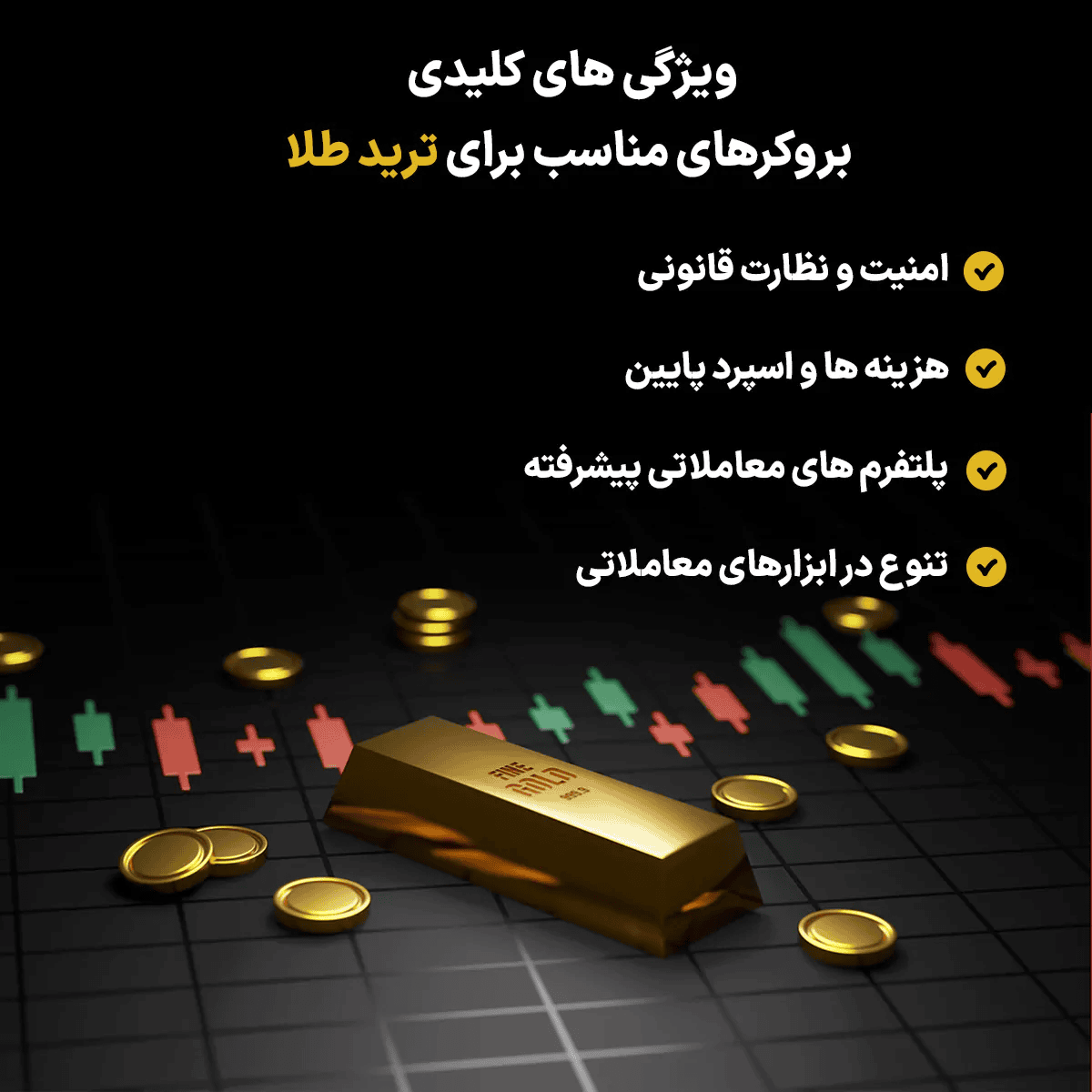 بهترین بروکر برای ترید طلا