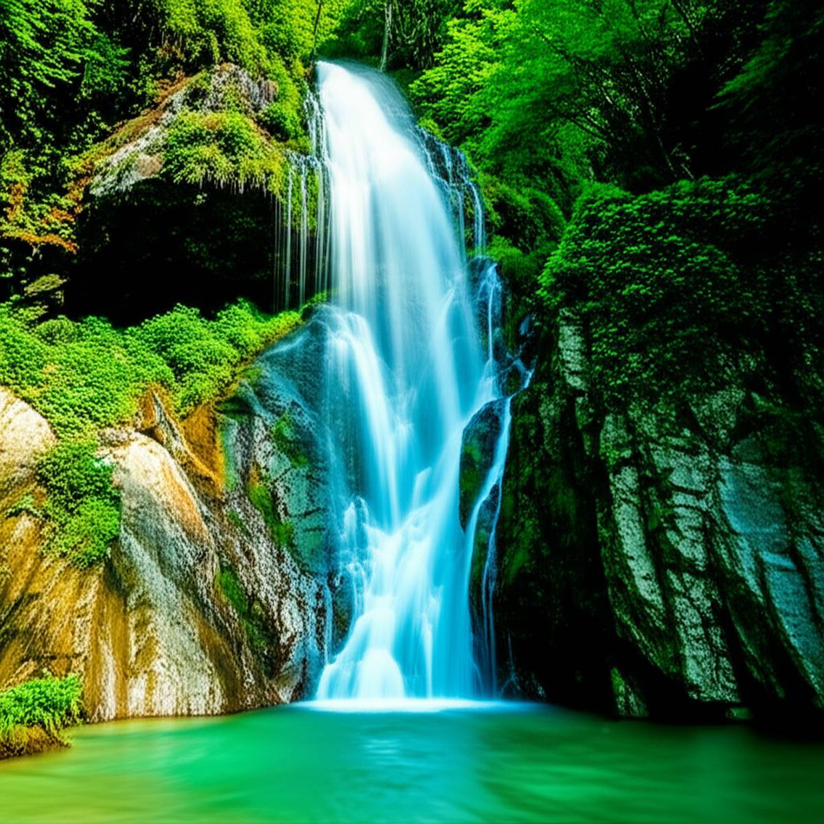 آبشار سمندره شهر بولو