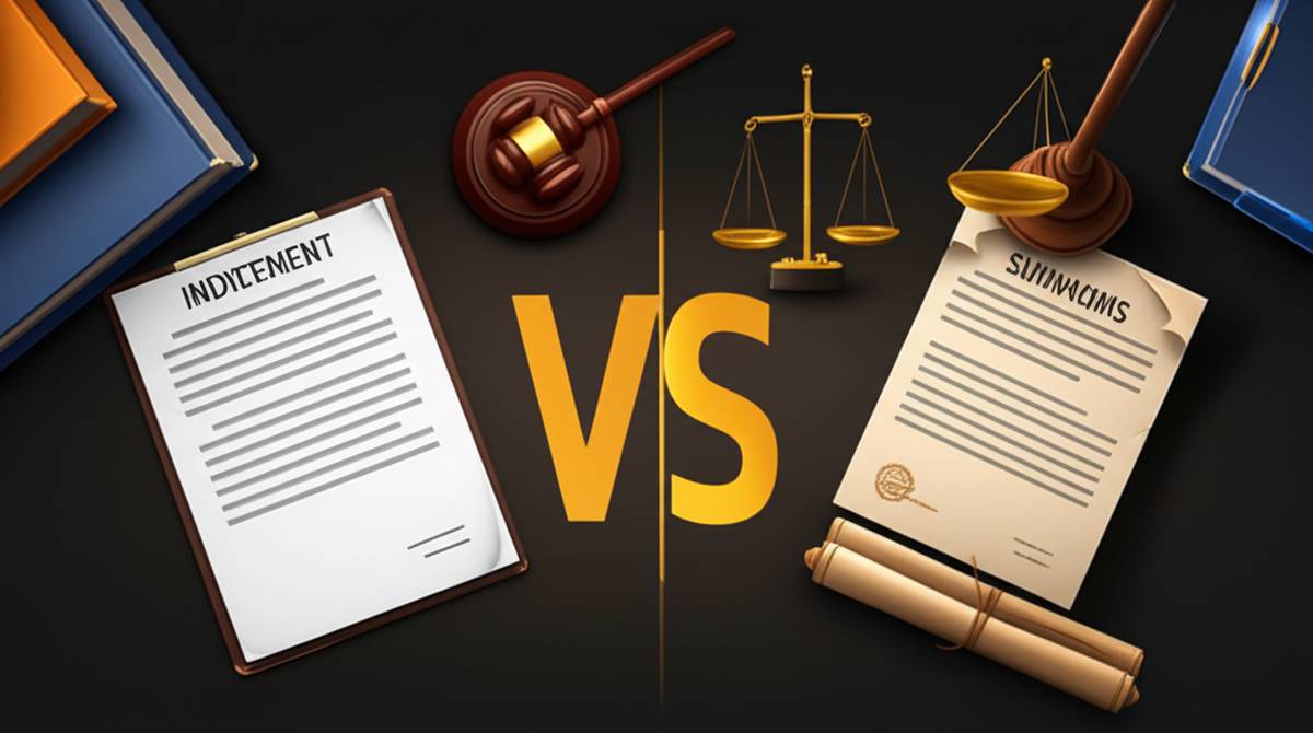 تفاوت کیفرخواست با جلب به دادرسی | راهنمای جامع حقوقی