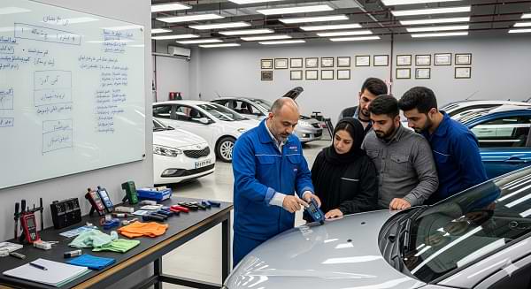 آموزش کارشناسی خودرو غرب تهران با گلکسی توربو