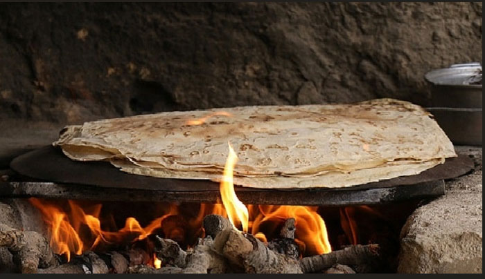 طرز تهیه | روغن انواع پخت نان با ساج