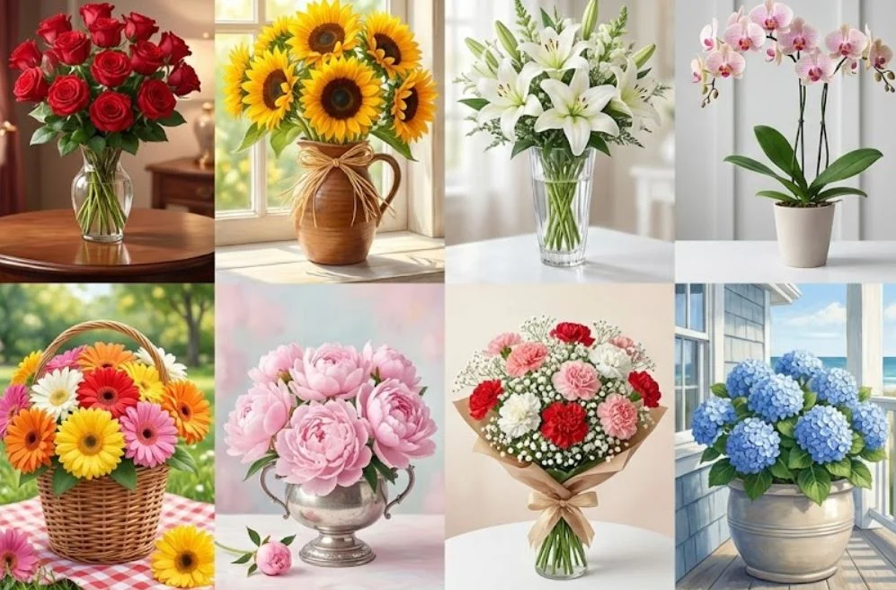 ۱۰ مدل محبوب گل طبیعی برای هدیه دادن در جشن ها و مناسبت های خاص
