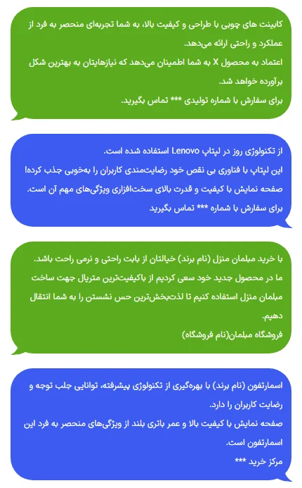 چگونه متن برای معرفی محصول بنویسیم