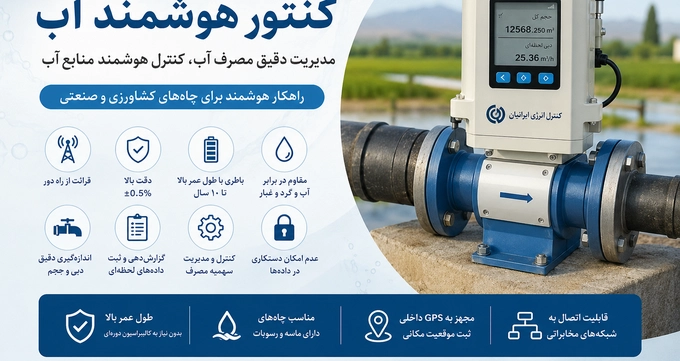 کنتور هوشمند چاه کشاورزی چیست؟ راهنمای خرید فلومتر چاه کشاورزی