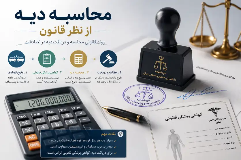 راهنمای جامع دریافت دیه تصادفات و خسارت افت قیمت خودرو در اصفهان